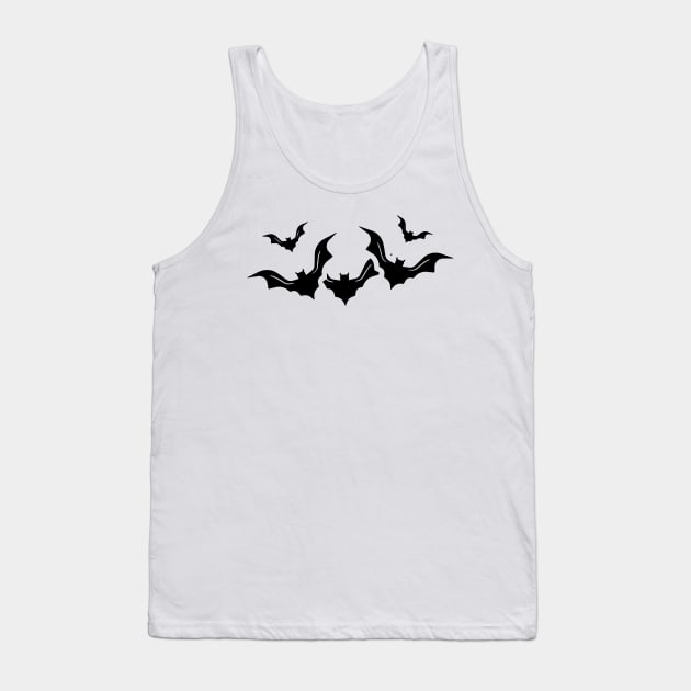 Halloween Bats Tank Top by VectorDiariesart